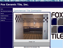 Tablet Screenshot of foxceramictile.com